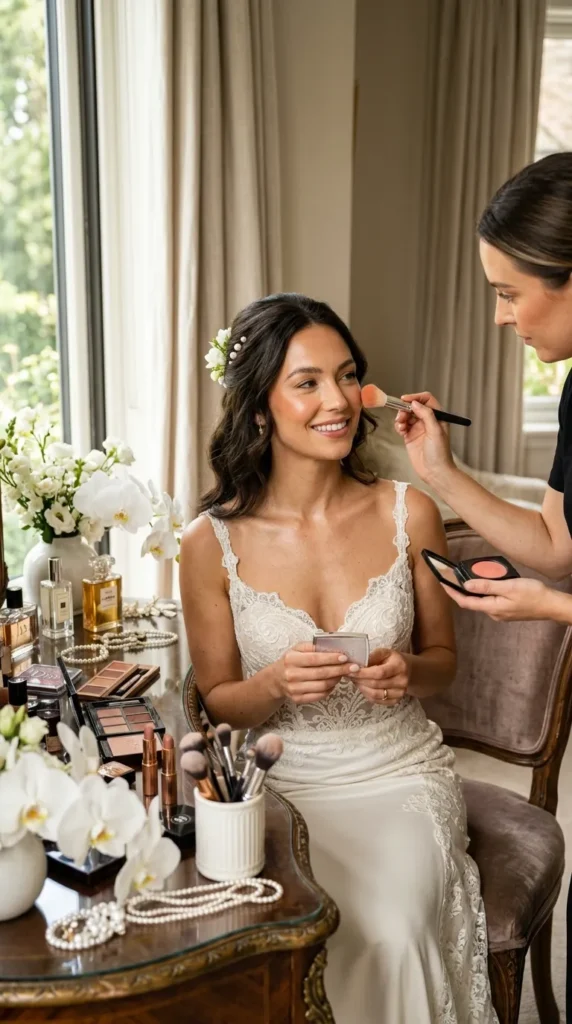 Match Your Makeup to Your Wedding Dress Color