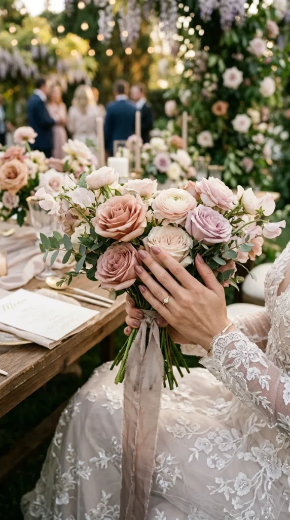 Match Your Nail Color to Your Wedding Theme