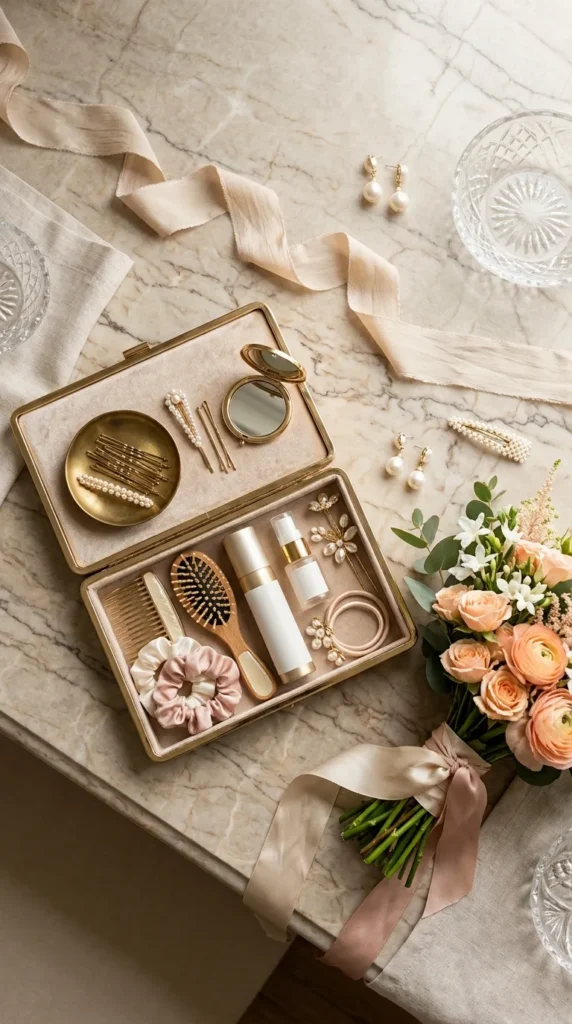 Pack a Tiny Bridal Hair Emergency Kit