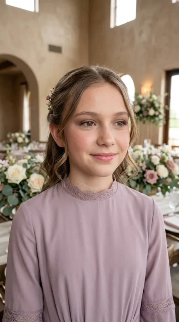 Rosy Cheeks With Soft Brown Eyes