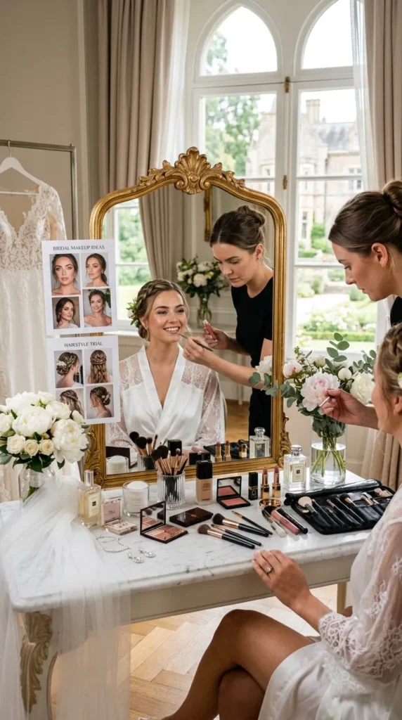 Schedule a Bridal Makeup Trial Before the Wedding