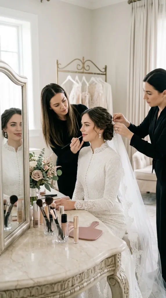 Schedule a Makeup and Hair Check-In