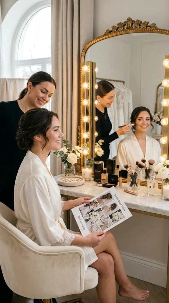 Schedule a Professional Makeup Trial Before the Wedding