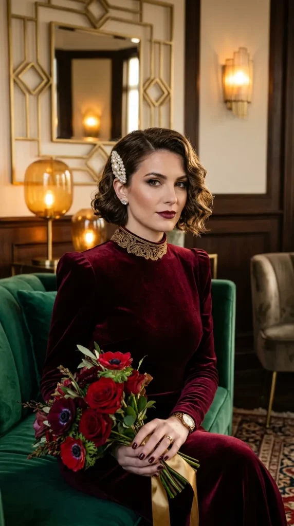 Short Hair Can Look Incredibly Bridal