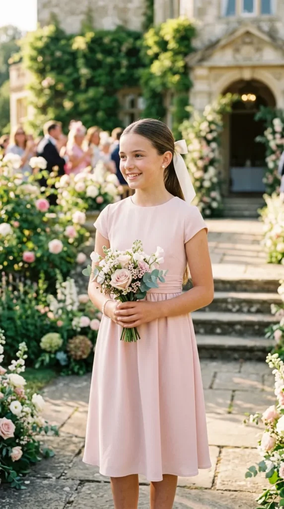 Simple Ribbon Ponytail for a Sweet Wedding Look