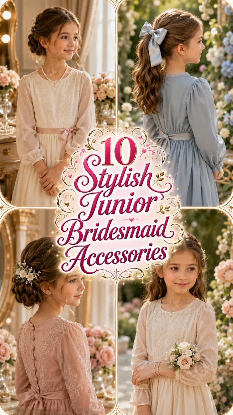 Stylish Junior Bridesmaid Accessories Worth Pinning