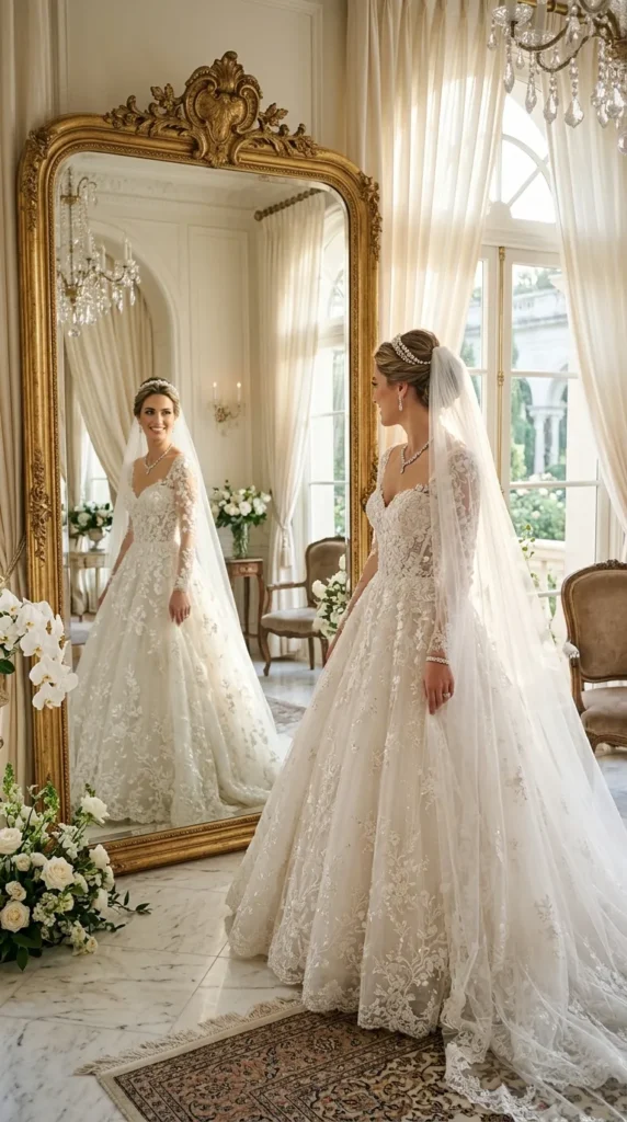 Try Your Jewelry With the Dress Before Deciding