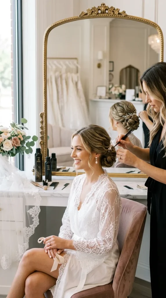 Try the Hairstyle Before the Big Day
