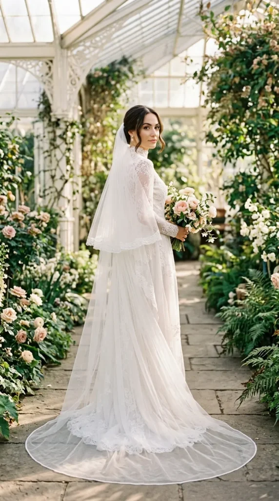 Wedding Veils for a Square Face