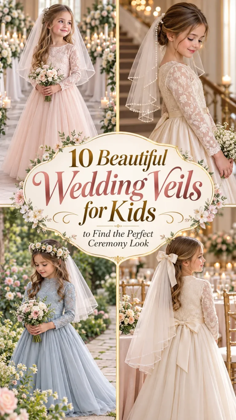 Beautiful Wedding Veils for Kids to Find the Perfect Ceremony Look