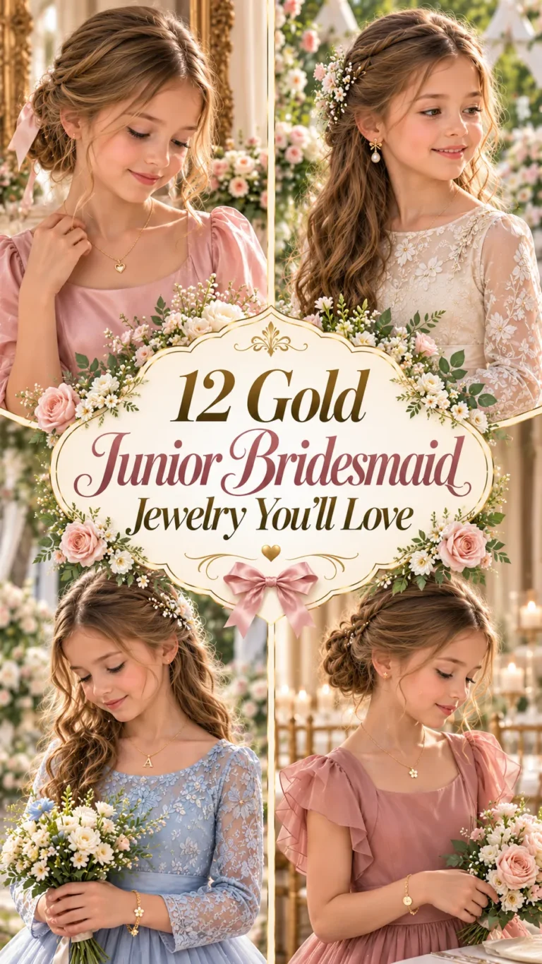 Gold Junior Bridesmaid Jewelry You'll Love