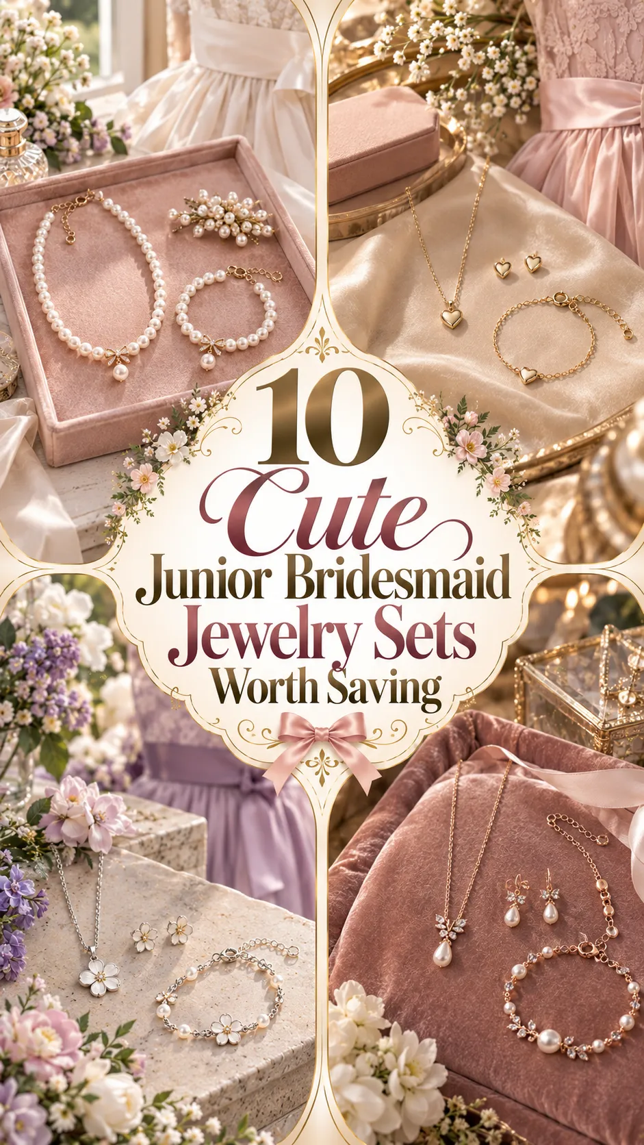 Cute Junior Bridesmaid Jewelry Sets Worth Saving