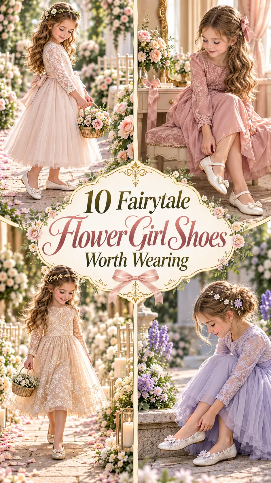 Fairytale Flower Girl Shoes Worth Wearing