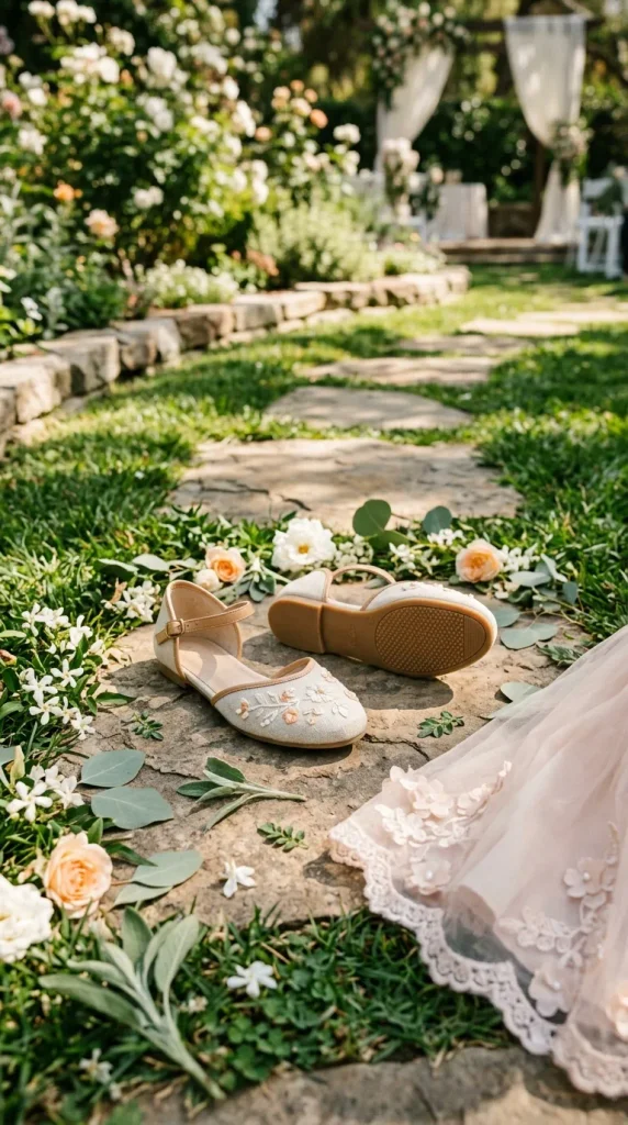 Flexible Soft-Sole Shoes for Outdoor Weddings