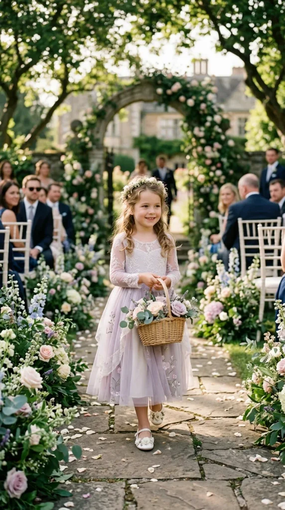 Floral-Detail Flats for a Garden Fairytale