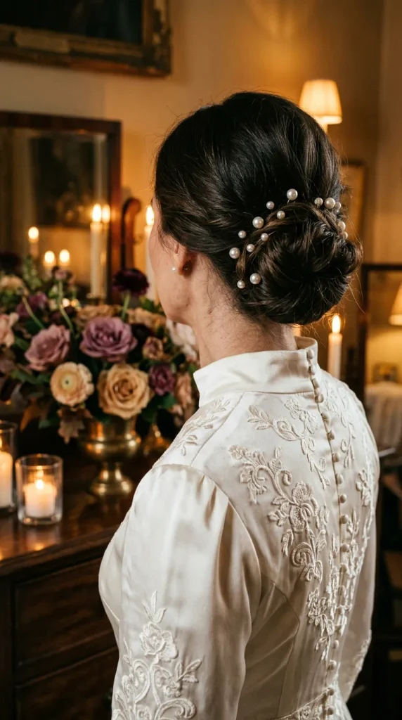 Hair Extensions for a Fuller Low Bun