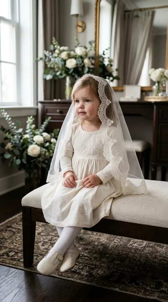 Lace-Edge Mini Bride Veil