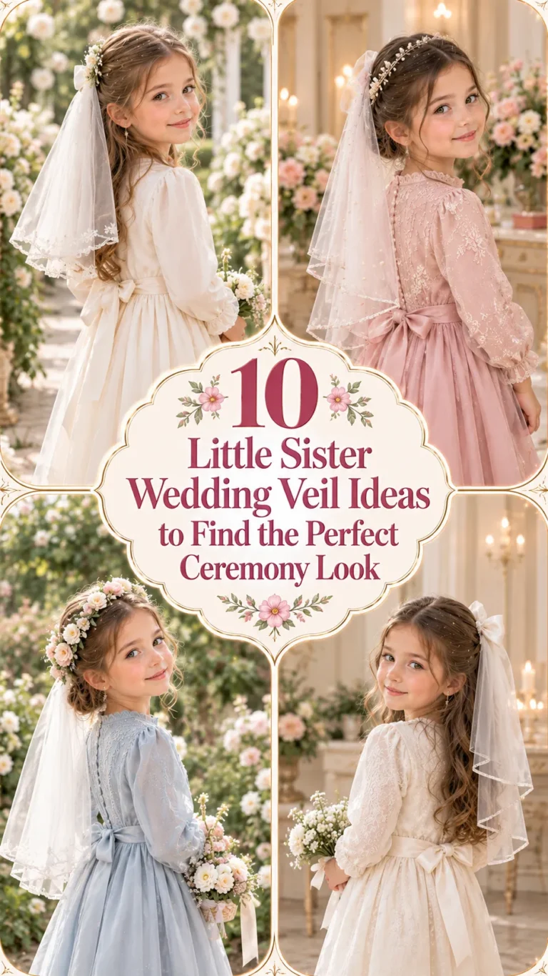 Little Sister Wedding Veil Ideas to Find the Perfect Ceremony Look