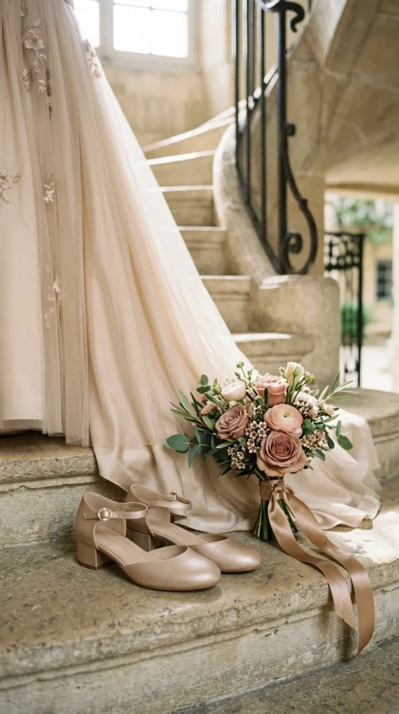 Low-Heel Dress Shoes for Older Flower Girls