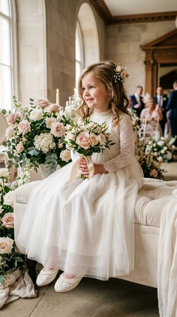 Pearl-Embellished Ballet Flats for a Princess-Inspired Look