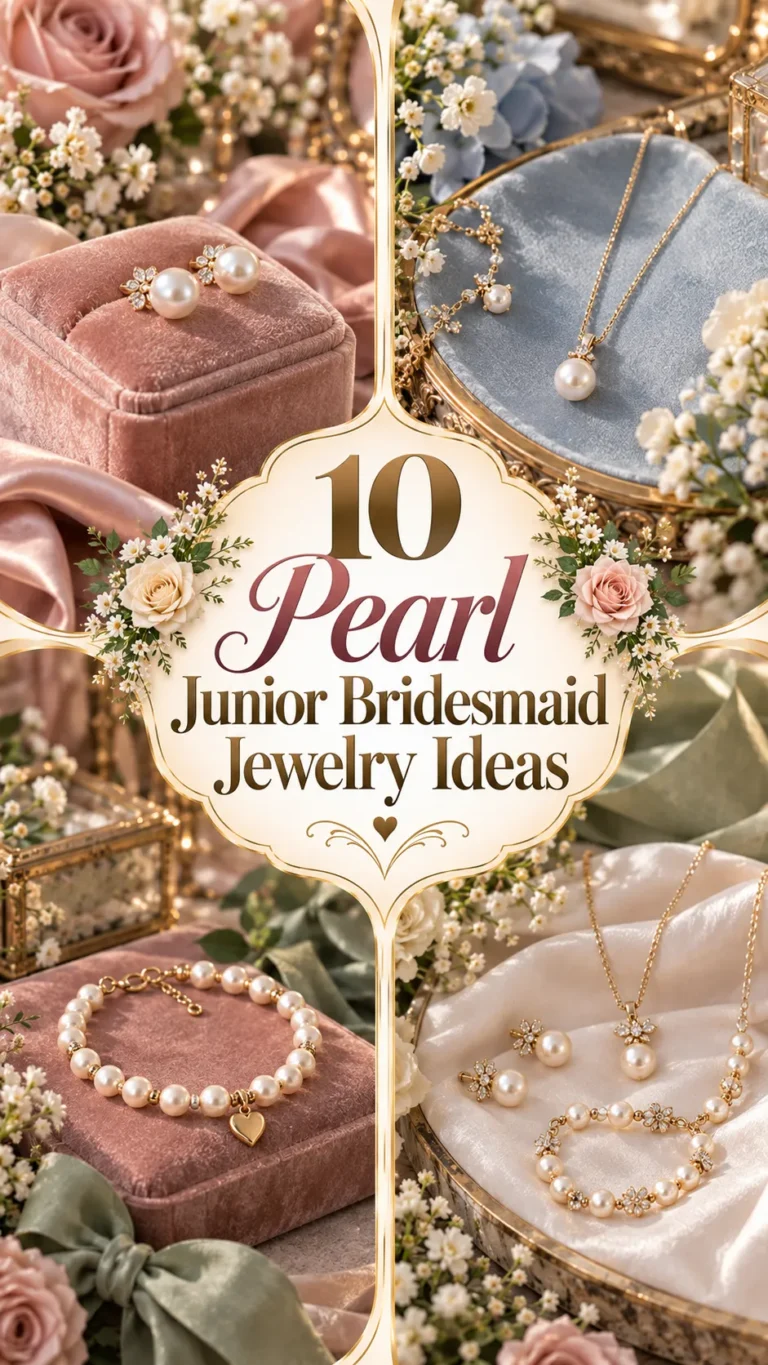 Pearl Junior Bridesmaid Jewelry Ideas