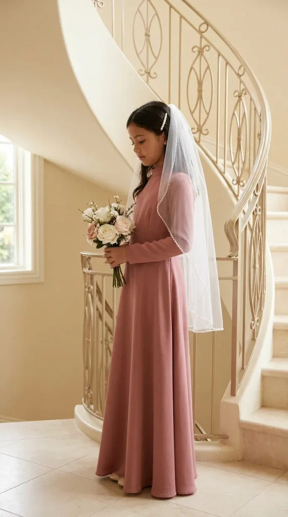Pearl-Trimmed Veil for a Classic Wedding Look