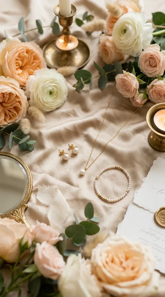 Pearl and Gold Jewelry Combination