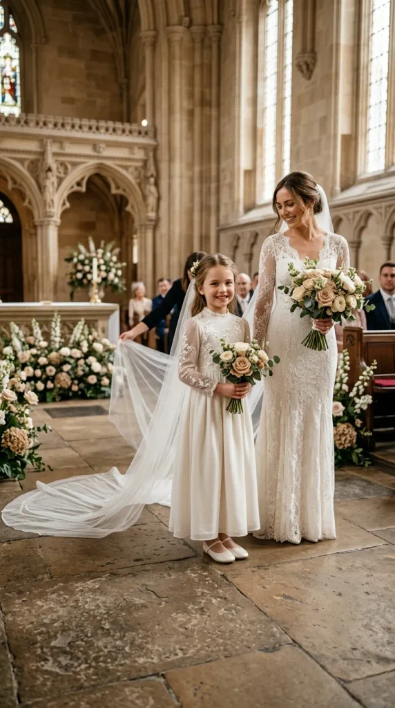 Simple Cathedral-Inspired Veil for a Dramatic Photograph