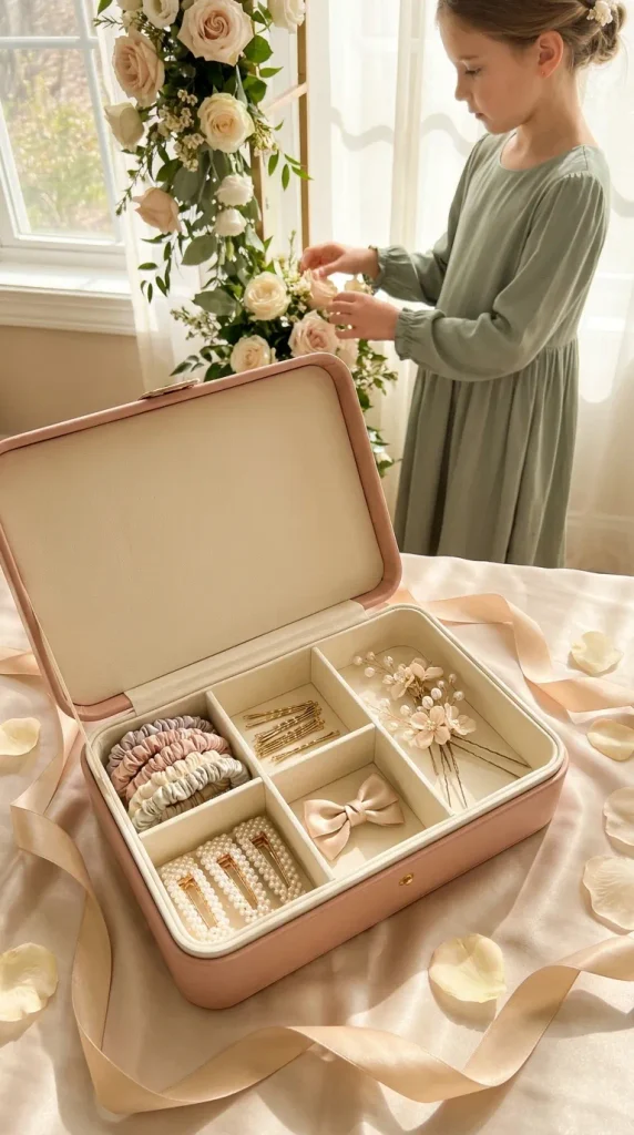 Soft Hair Ties and Small Wedding Hair Accessories
