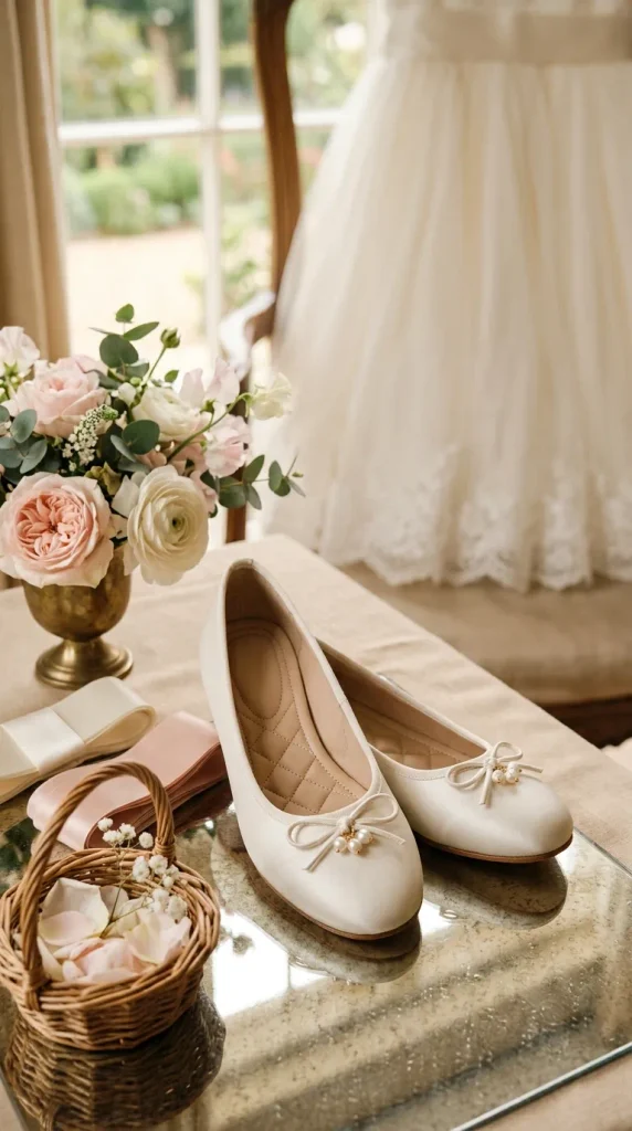 Soft Ivory Ballet Flats for Classic Comfort