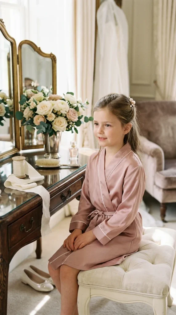 Soft Satin Robe for Getting Ready
