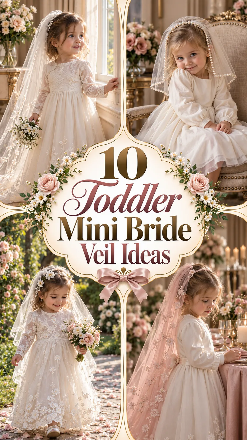 Toddler Mini Bride Veil Ideas